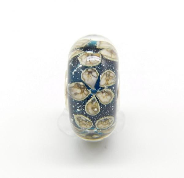 Midnight Rockflower - Elfbeads Glass - live photo